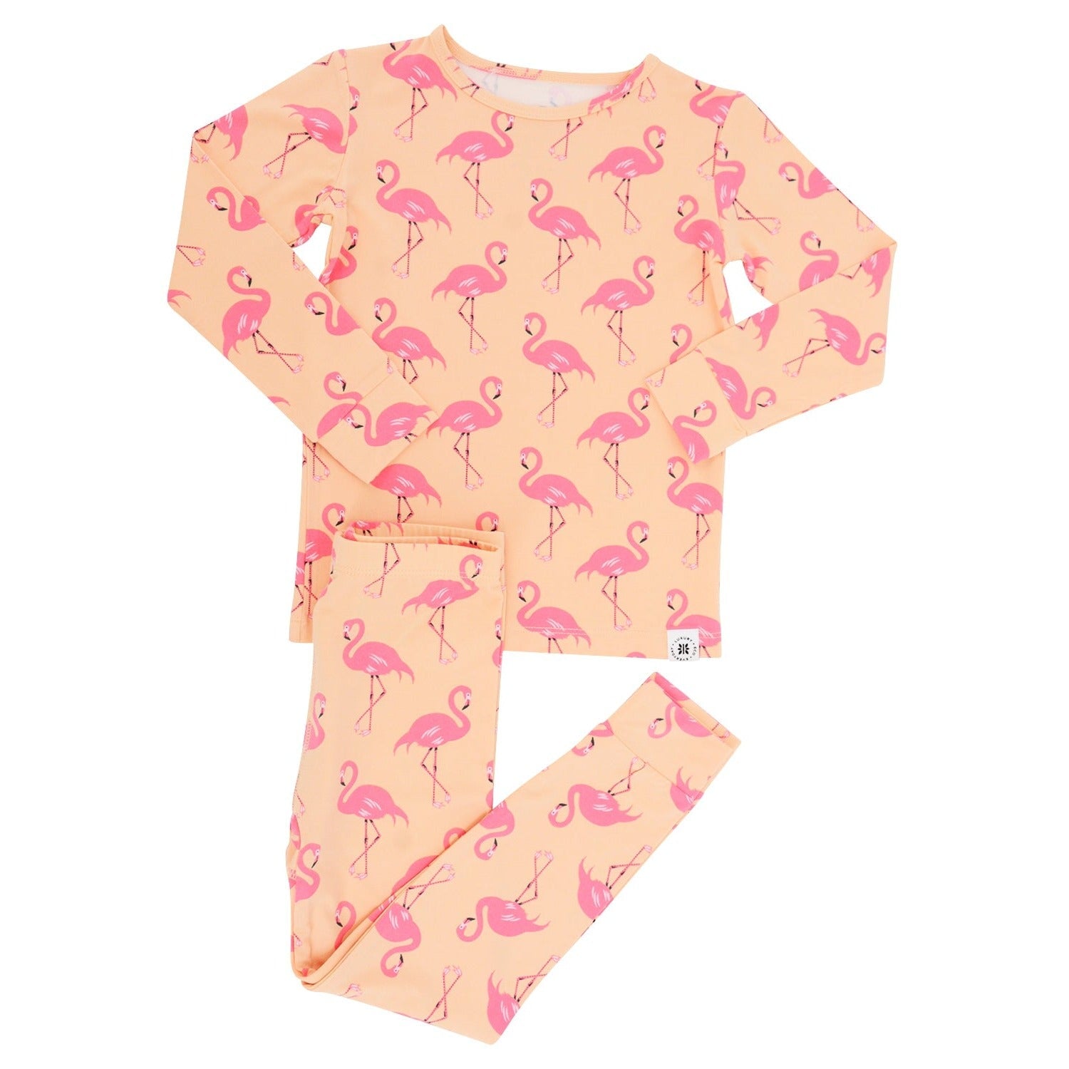Big Kid Pajama - Flamingo Peach