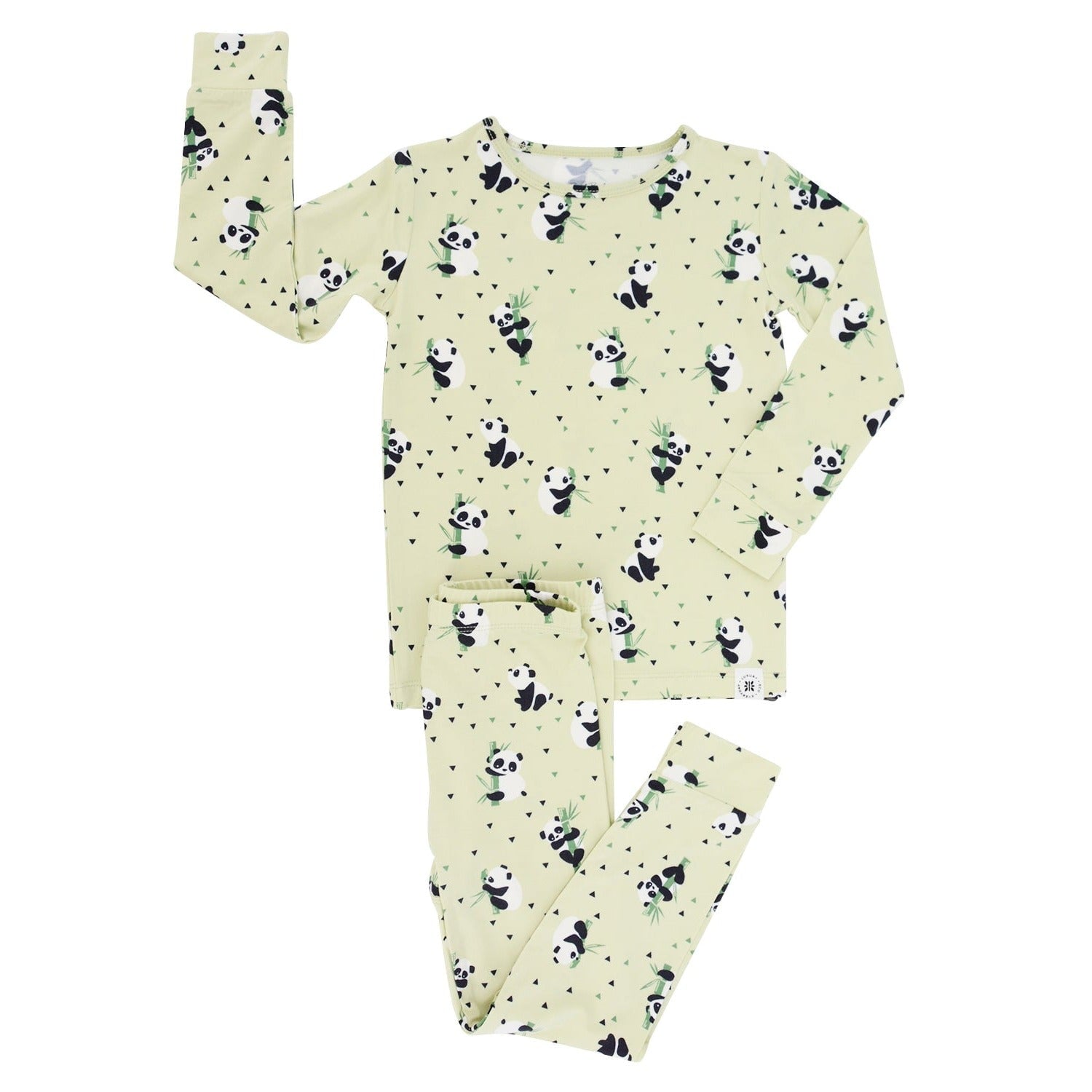 Big Kid Pajama - Panda Mint