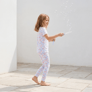 Big Kid Pajama S/s - Vintage Flower Pink