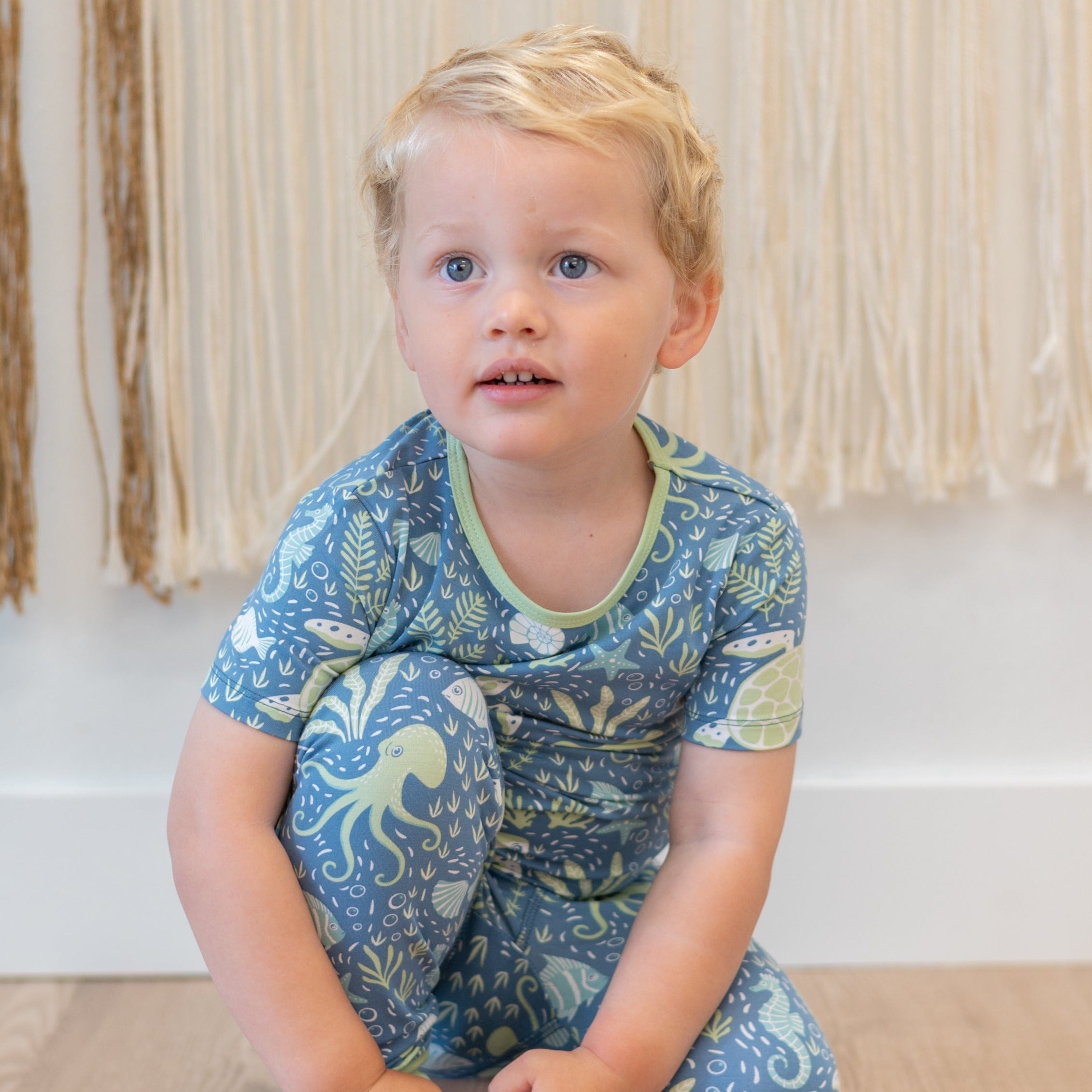 Big Kid Pajama S/s - Under The Sea