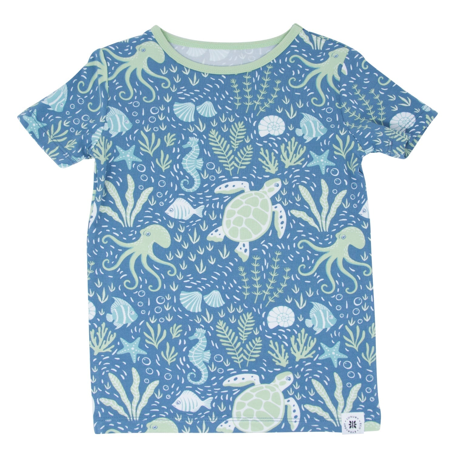 Big Kid Pajama S/s - Under The Sea