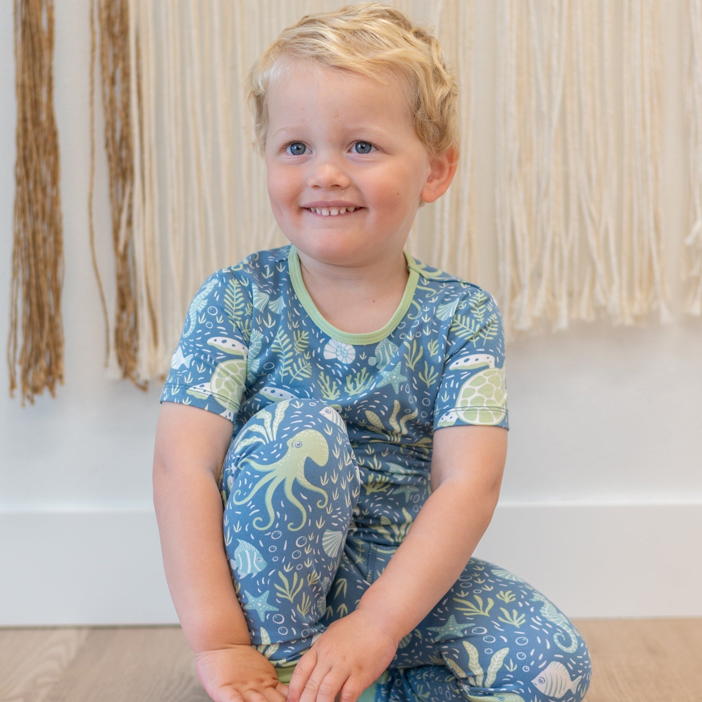 Big Kid Pajama S/s - Under The Sea