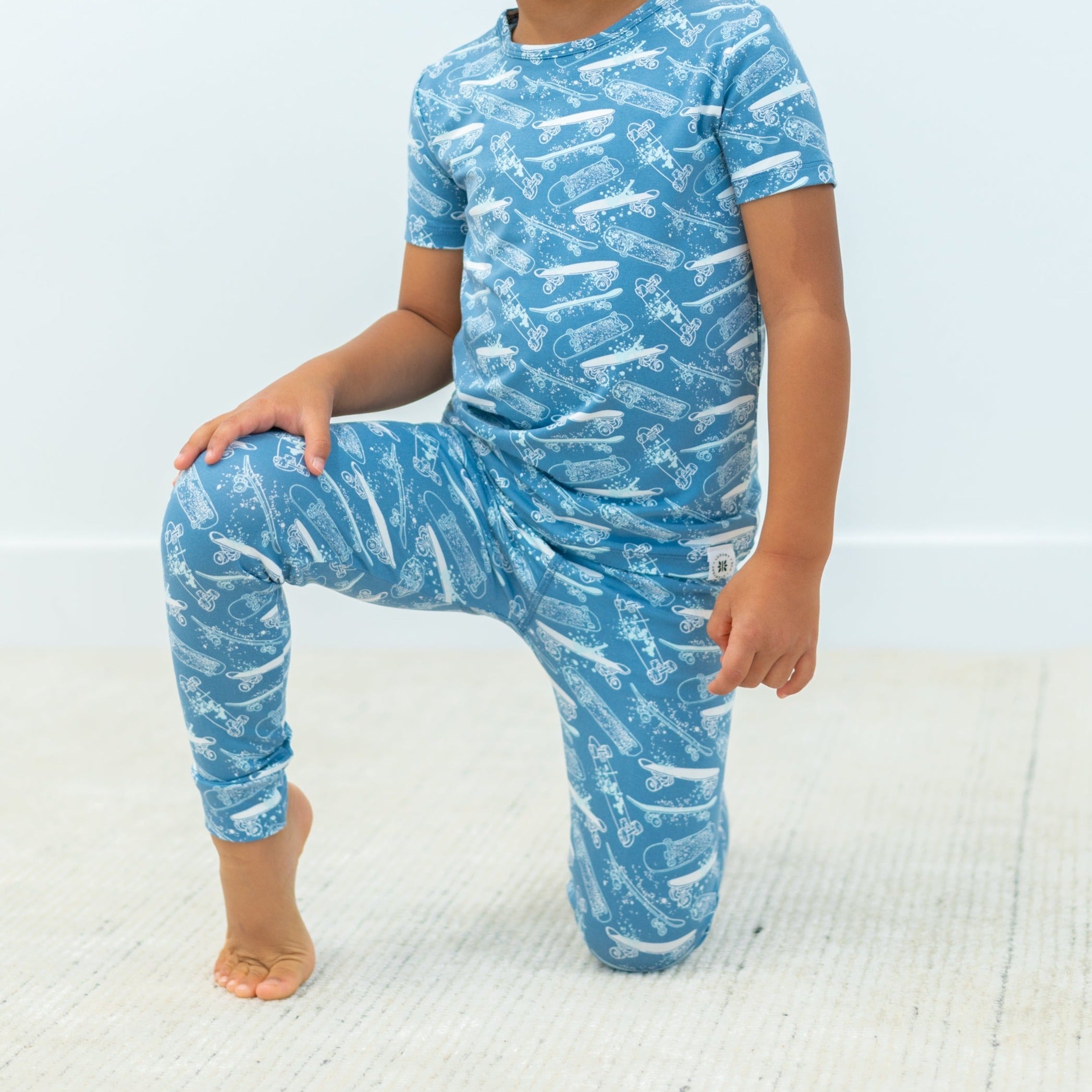 Big Kid Pajama S/s - Skateboards