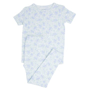 Big Kid Pajama S/s - Vintage Flower Purple