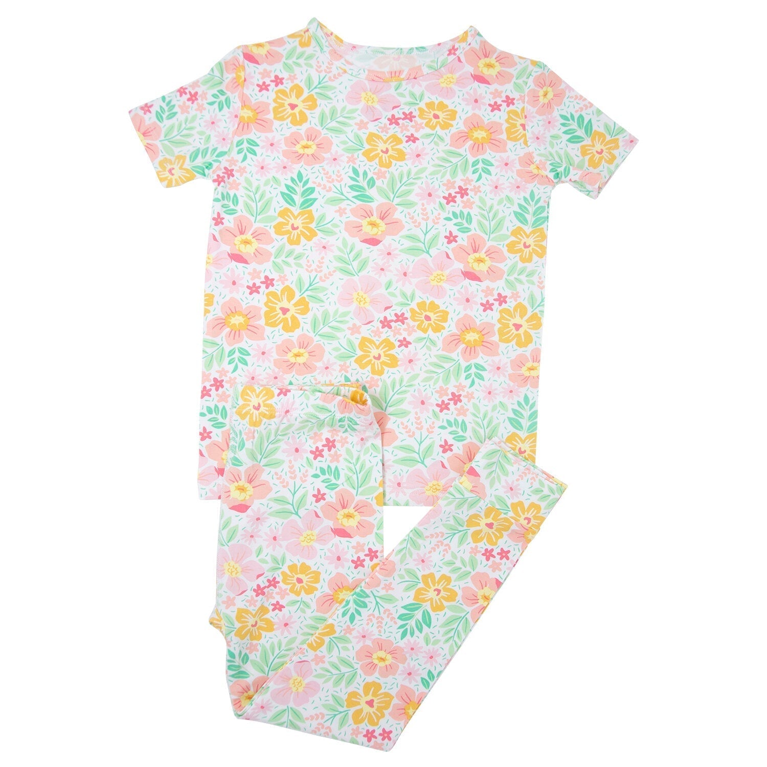 Big Kid Pajama S/s - Fantasy Flower