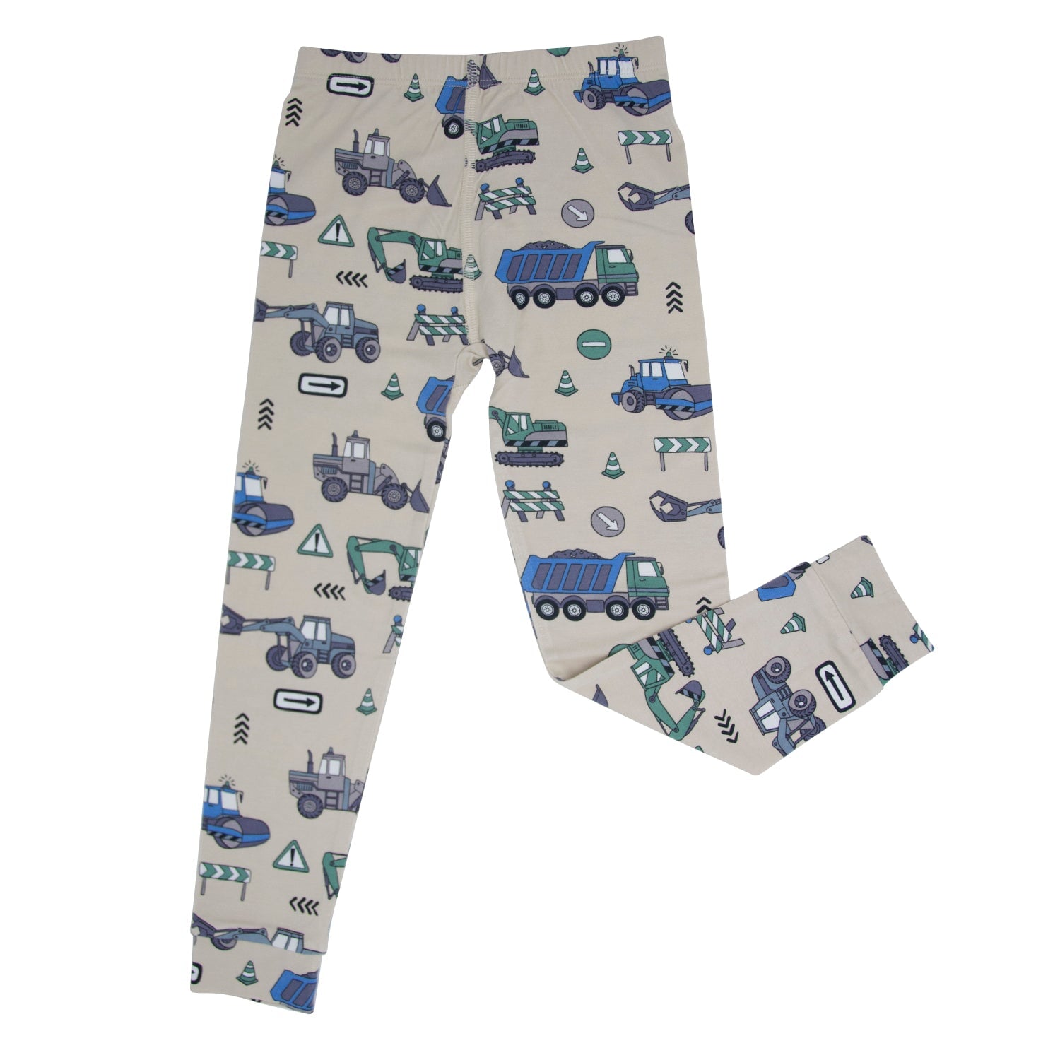 Trucks Diggers Construction Big Kid Pajama S/s