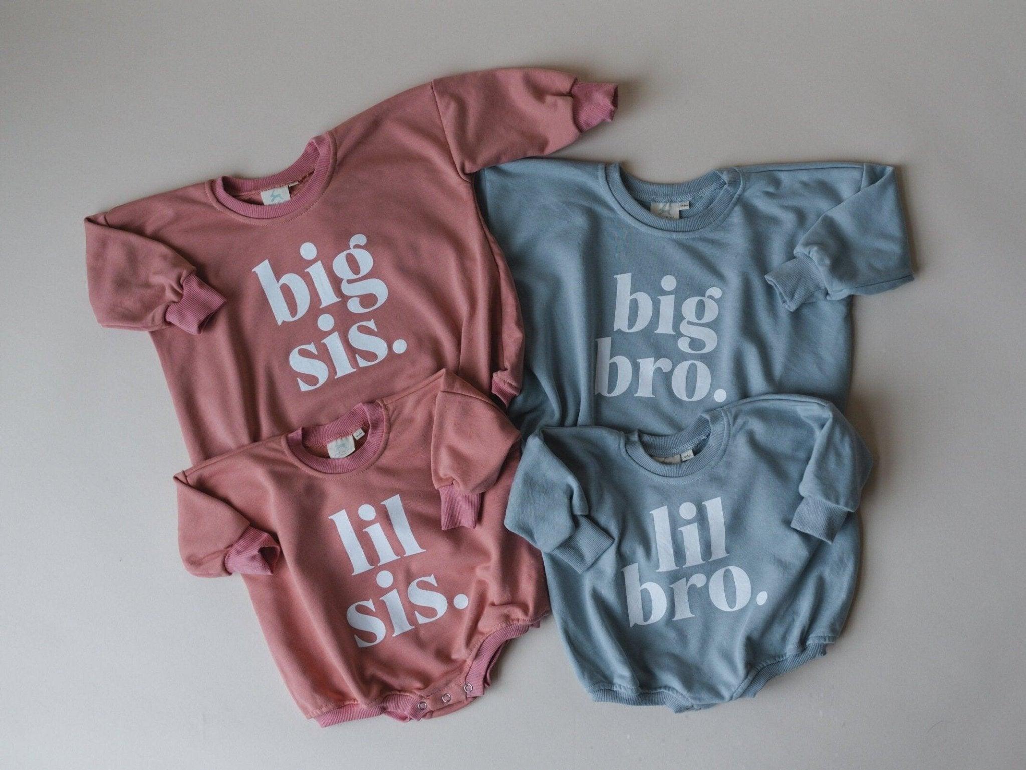 Big Sis Sweatshirt Romper - More Colors