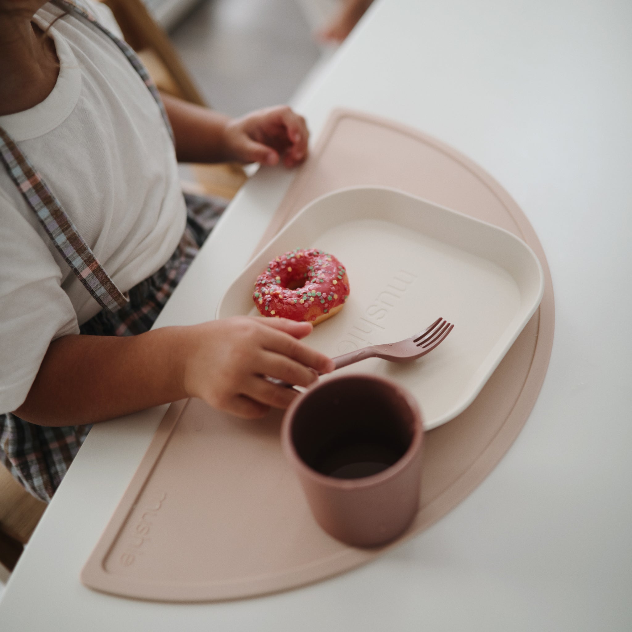 Square Dinnerware Plates, Set Of 2