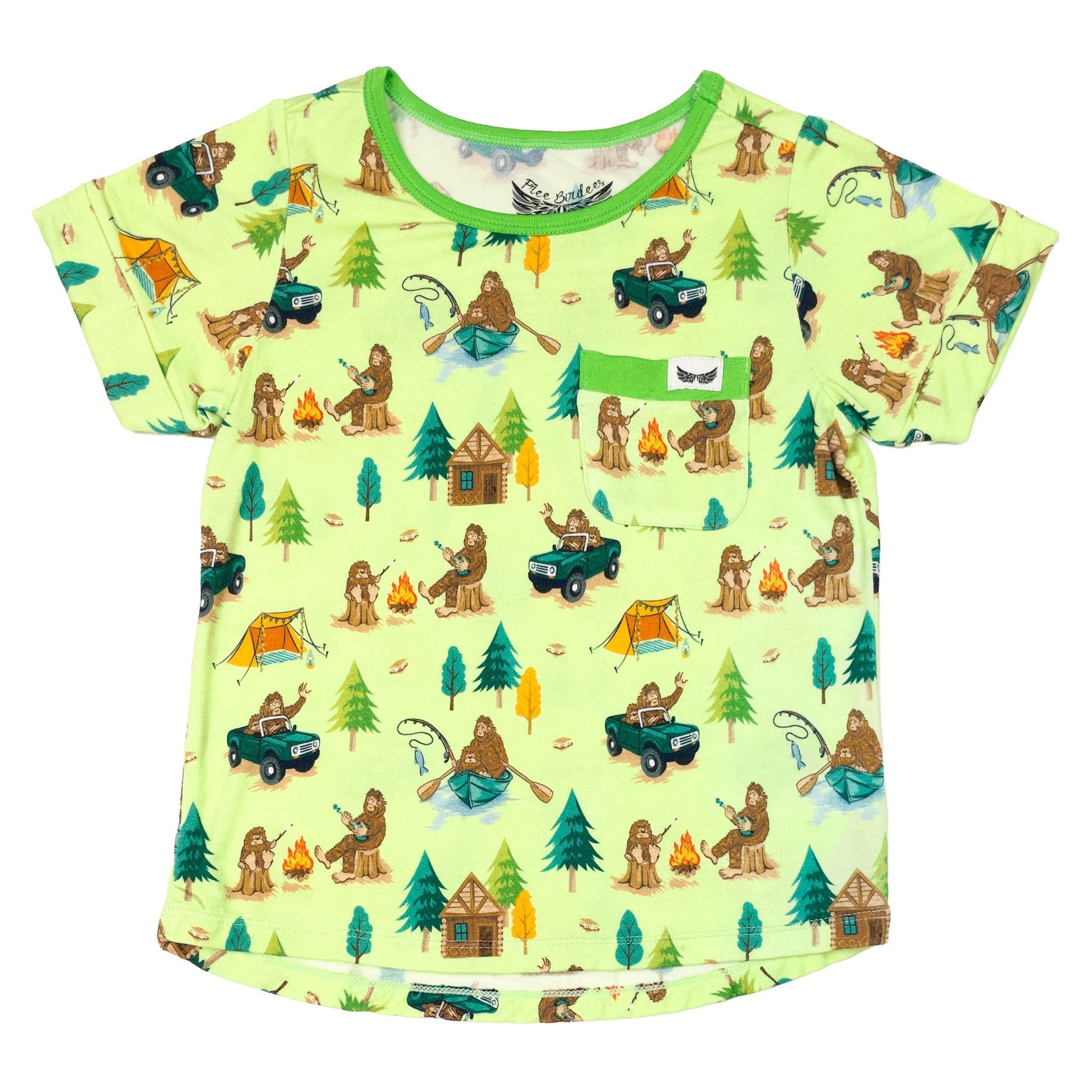 Bigfoot Camping Expedition Pocket Tee (18m-8y)