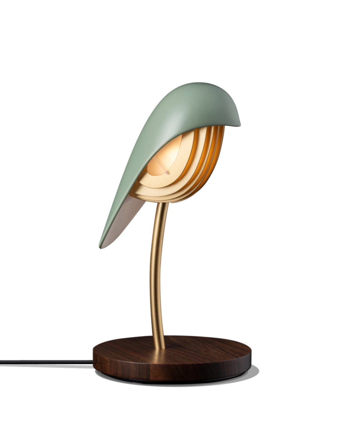 Desk Lamp Bird Olive Green