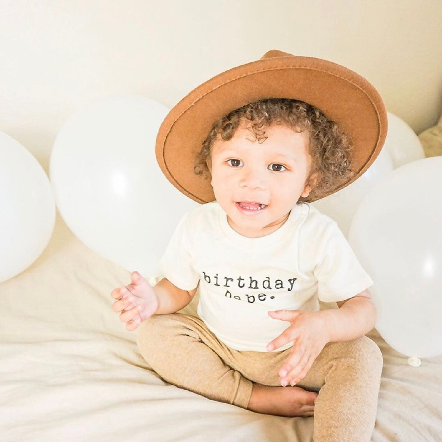 Birthday Babe Organic Cotton Kids T-shirt Short Sleeve
