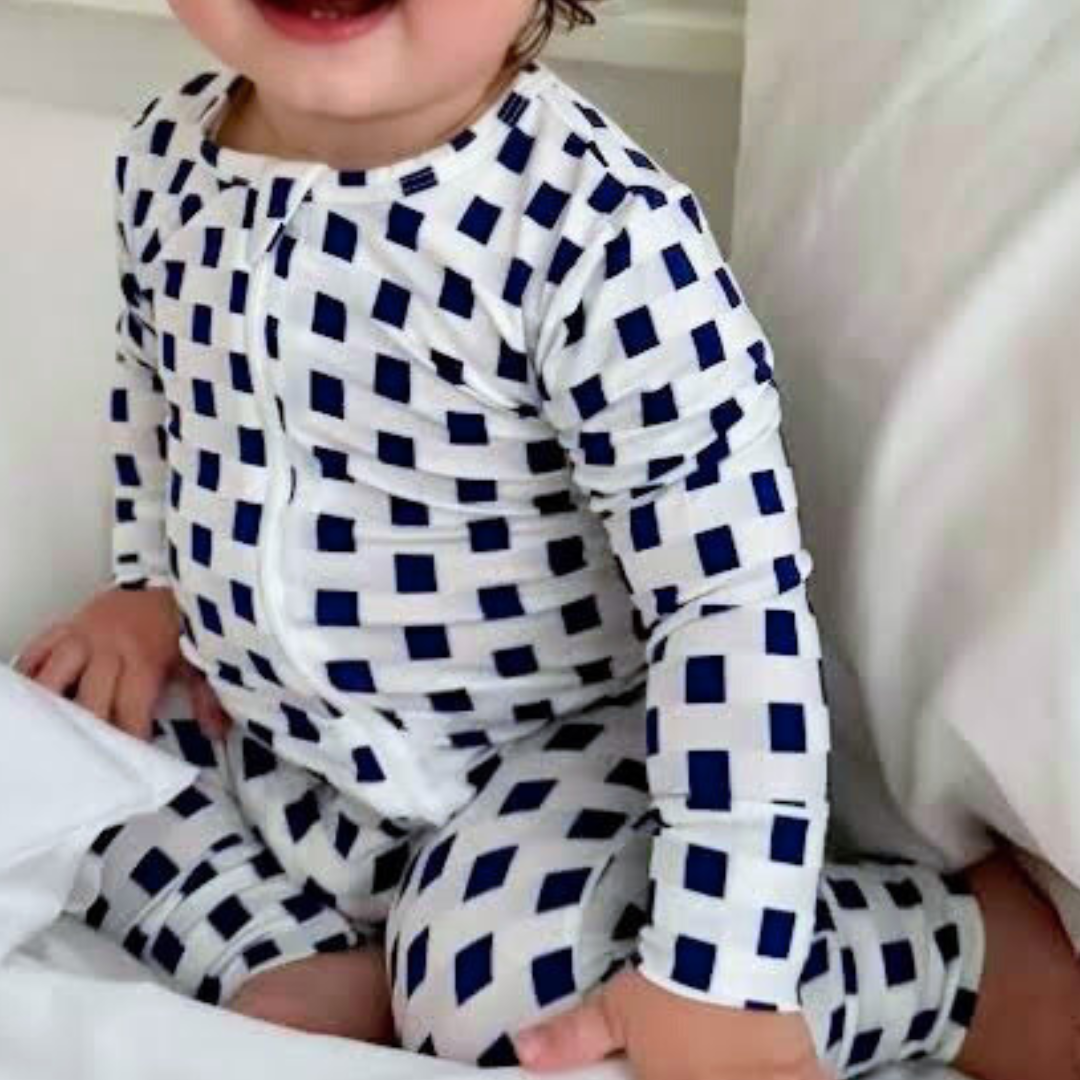 Paris Bistro Zippered Romper