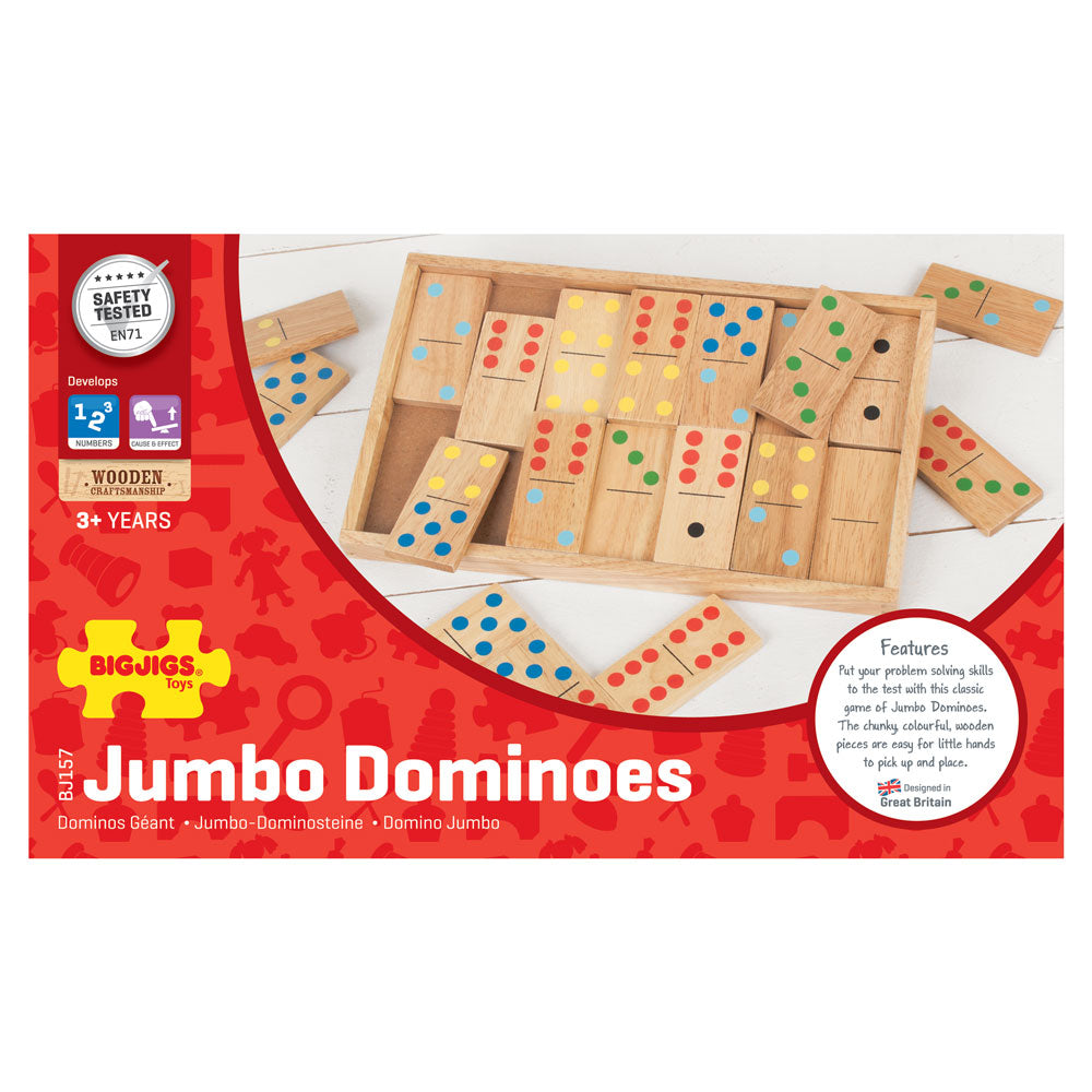 Jumbo Dominoes By Bigjigs Toys Us