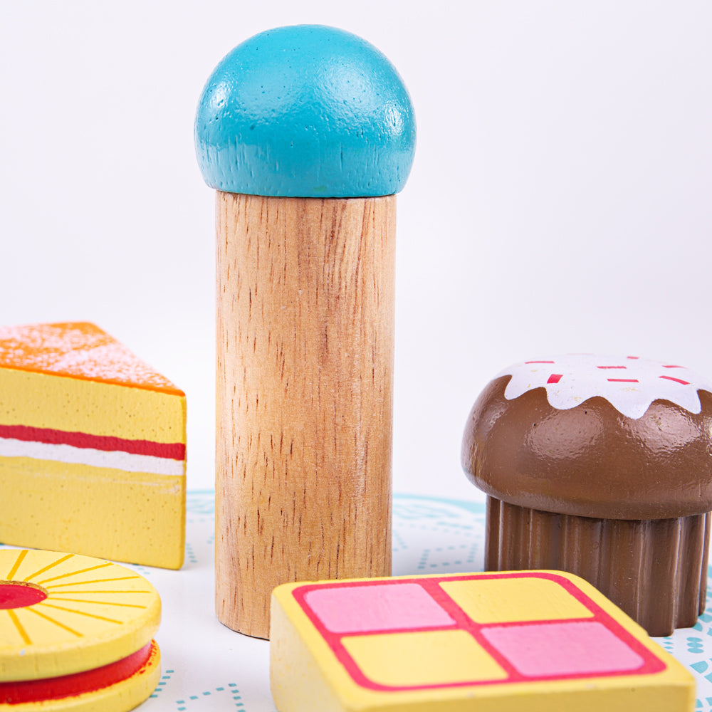 Cake Stand With 9 Cakes By Bigjigs Toys Us