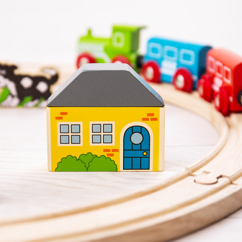 My First Train Set By Bigjigs Toys Us