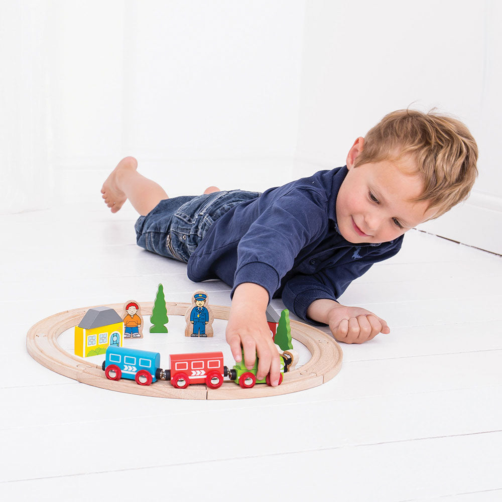 My First Train Set By Bigjigs Toys Us