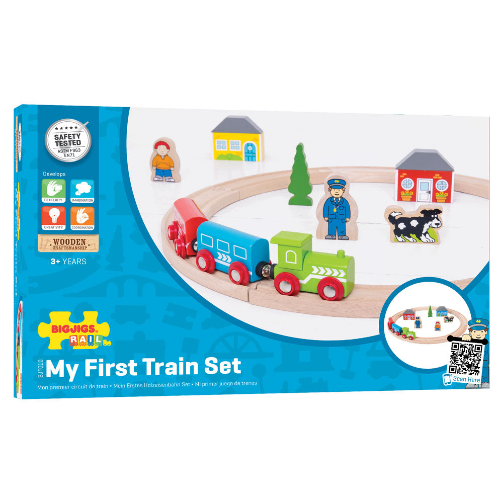 My First Train Set By Bigjigs Toys Us