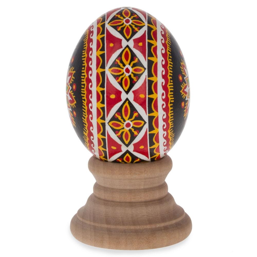 Star Authentic Blown Real Eggshell Ukrainian Easter Egg Pysanka