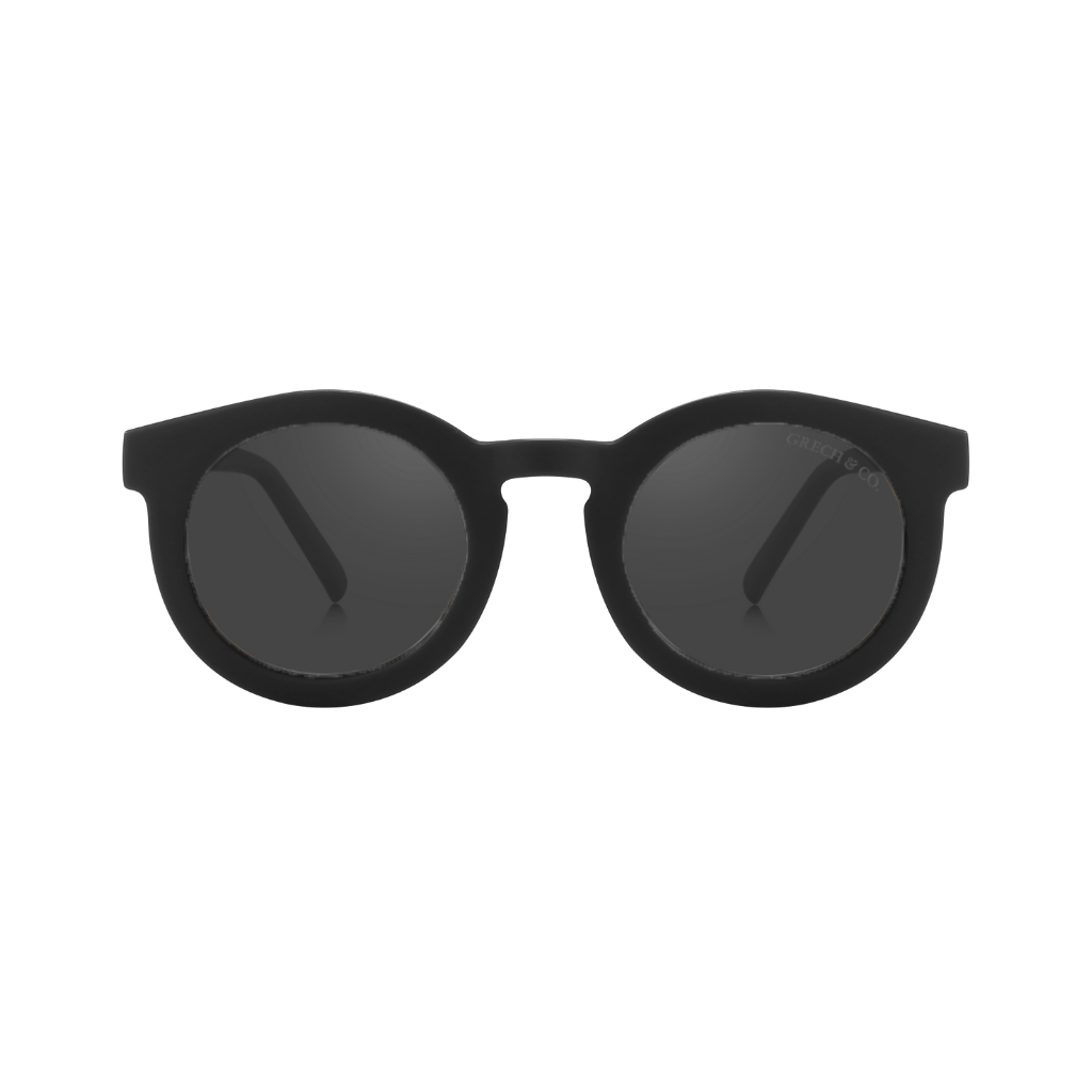 Classic | Sustainable Sunglasses | Plant-based Bendable Polarized - Child | 3-8 Y | Black