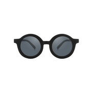 Original Round Sustainable Sunglasses | Bio-based  Bendable Polarized | Black