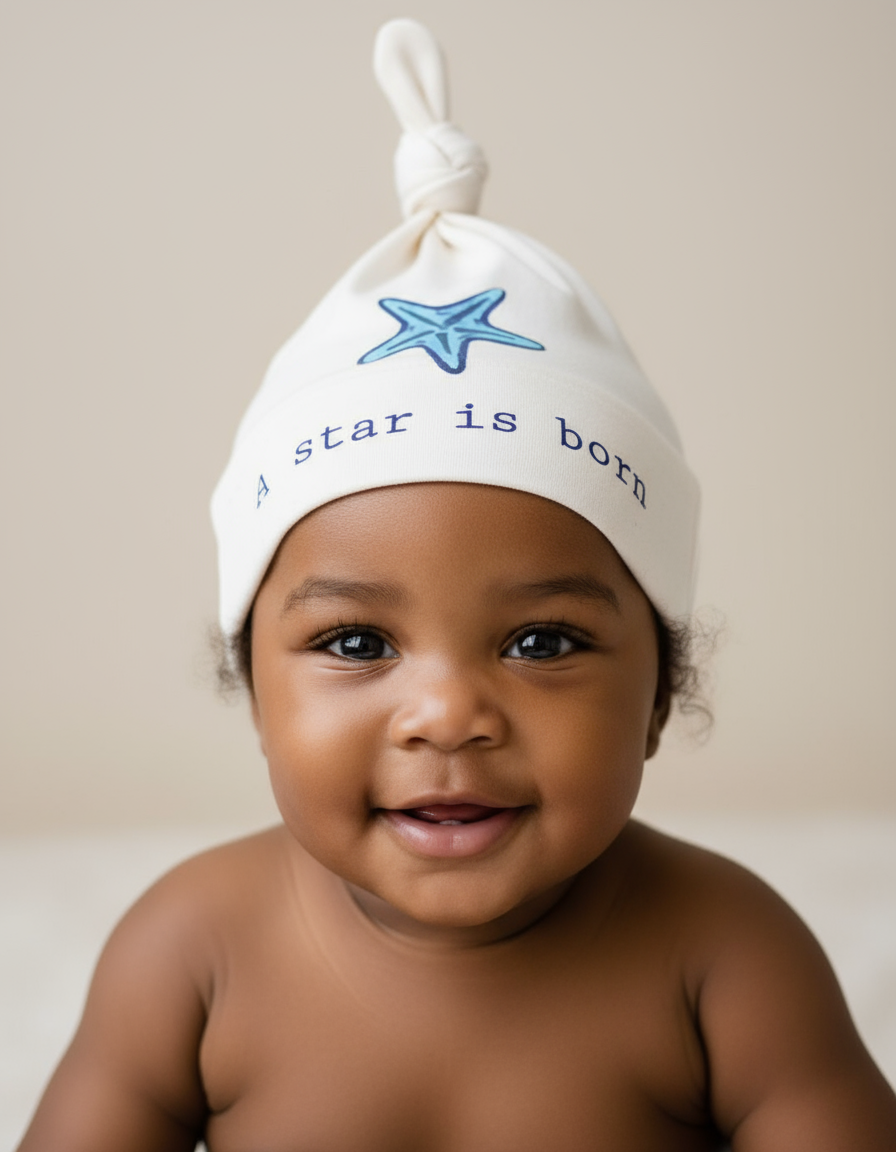 A Star Is Born Short Sleeve Romper, Hat, & Blanket Gift Set