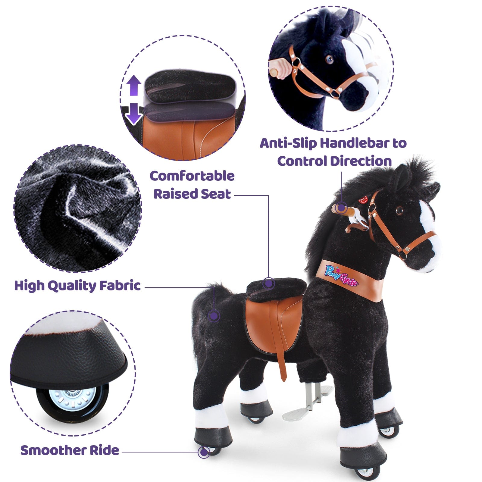 Model U Horse Age 4-8 Black