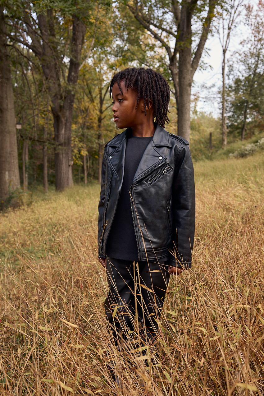 Faux Leather Moto Jacket