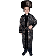 Black Rabbi Coat - Kids