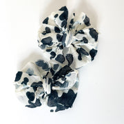 Cow Print | Ruffled Hair Clip