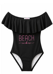 Beach Vibes Black Swimsuit
