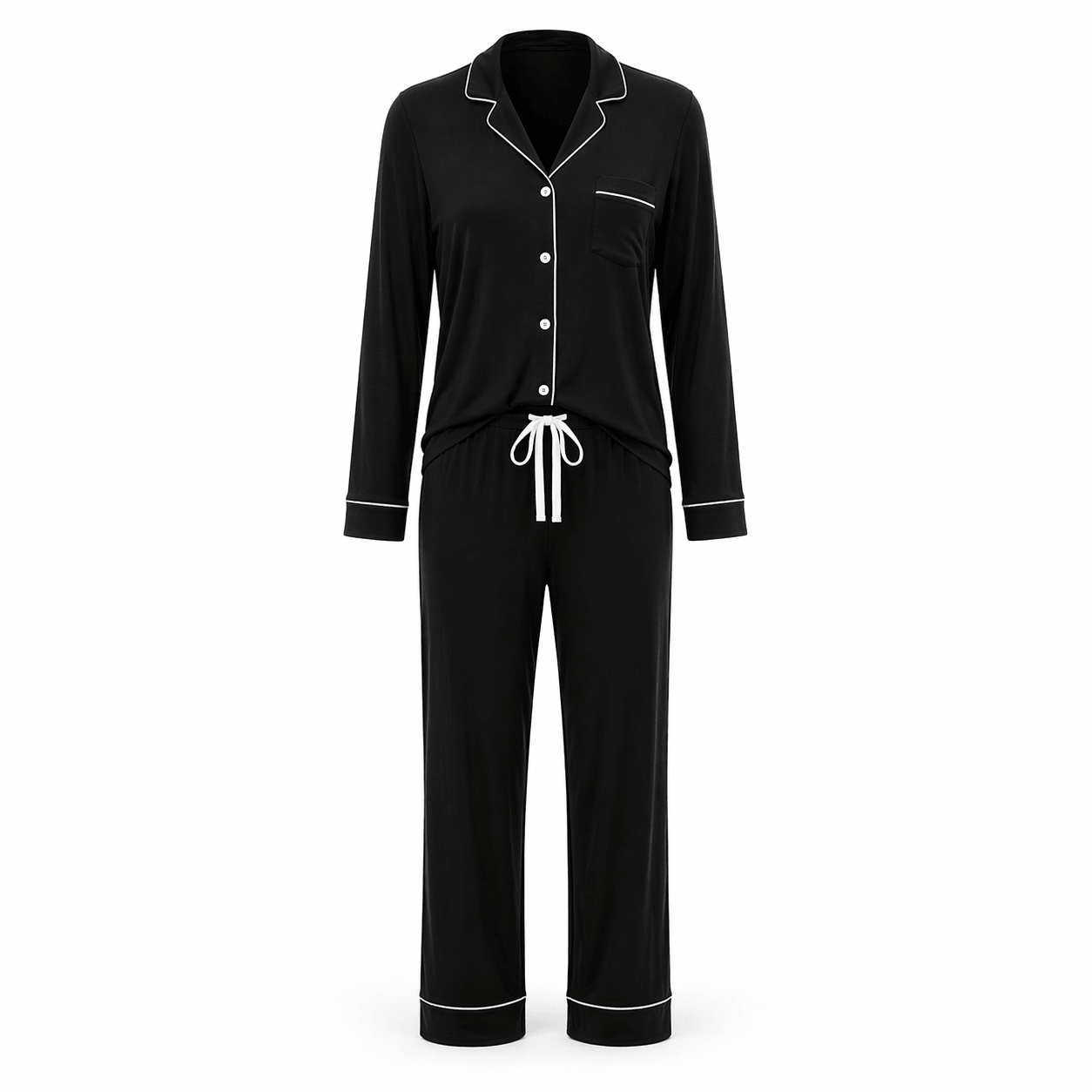 Tencel Modal Long Sleeve Pajama Set