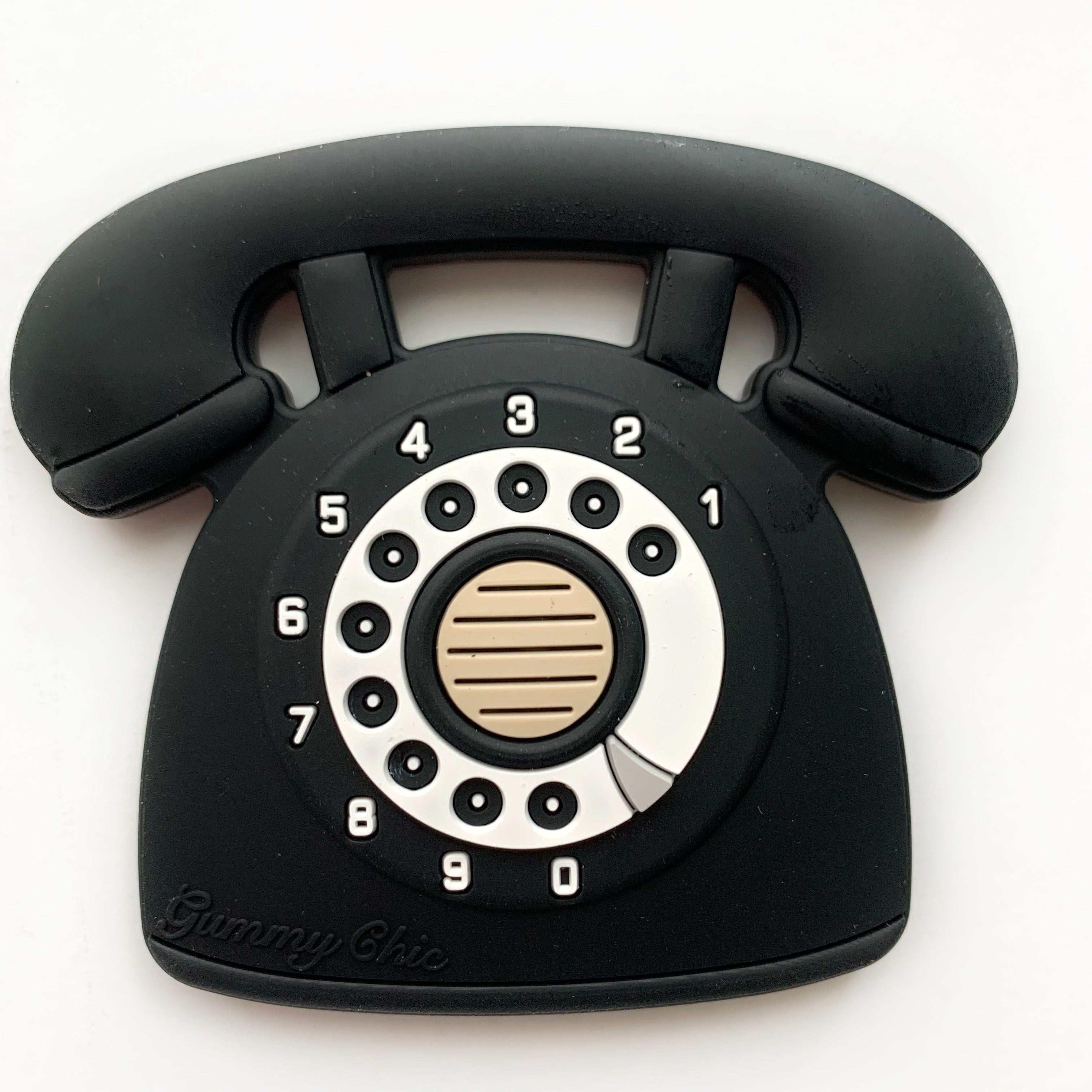 Cool Baby Teether: Rotary Dial Phone Design