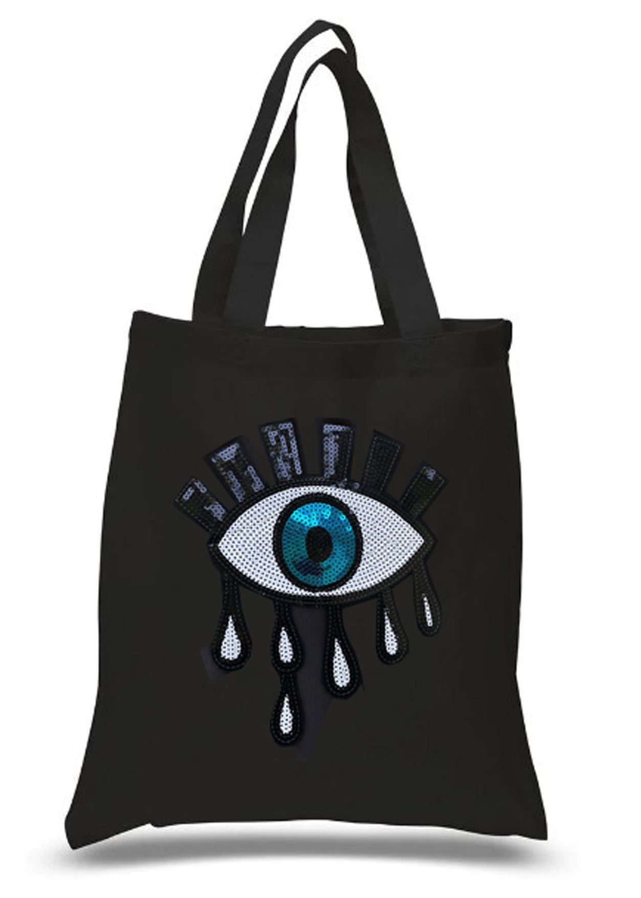 Looking At You Black Tote Bag