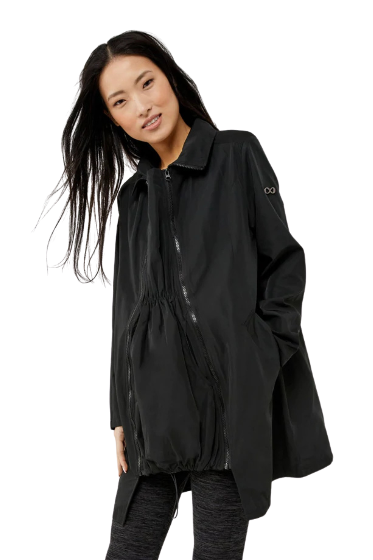 Avelynne 3 In 1 Maternity Twill Trench Coat