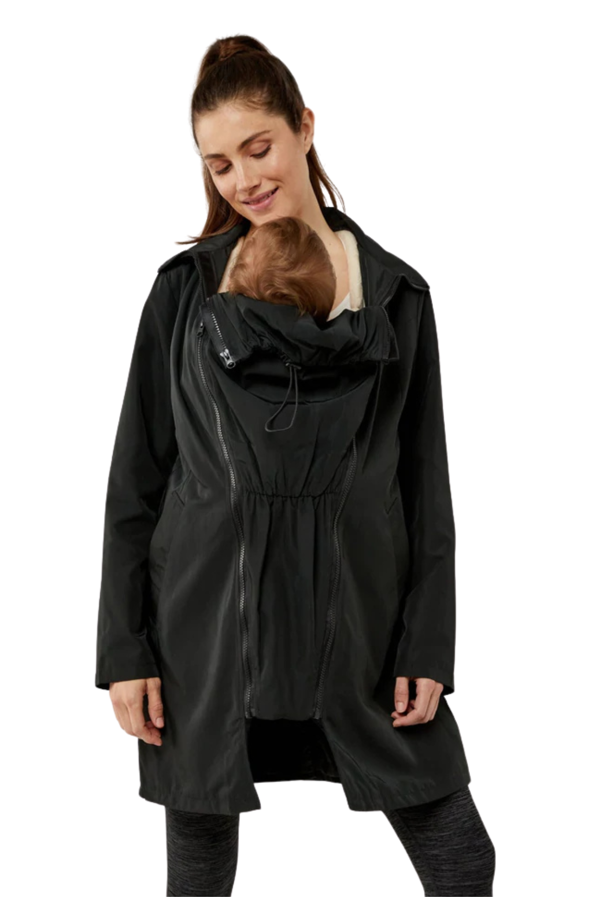 Avelynne 3 In 1 Maternity Twill Trench Coat