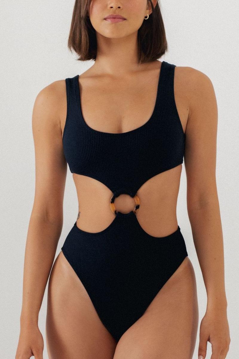 Black Rib Ky One-piece