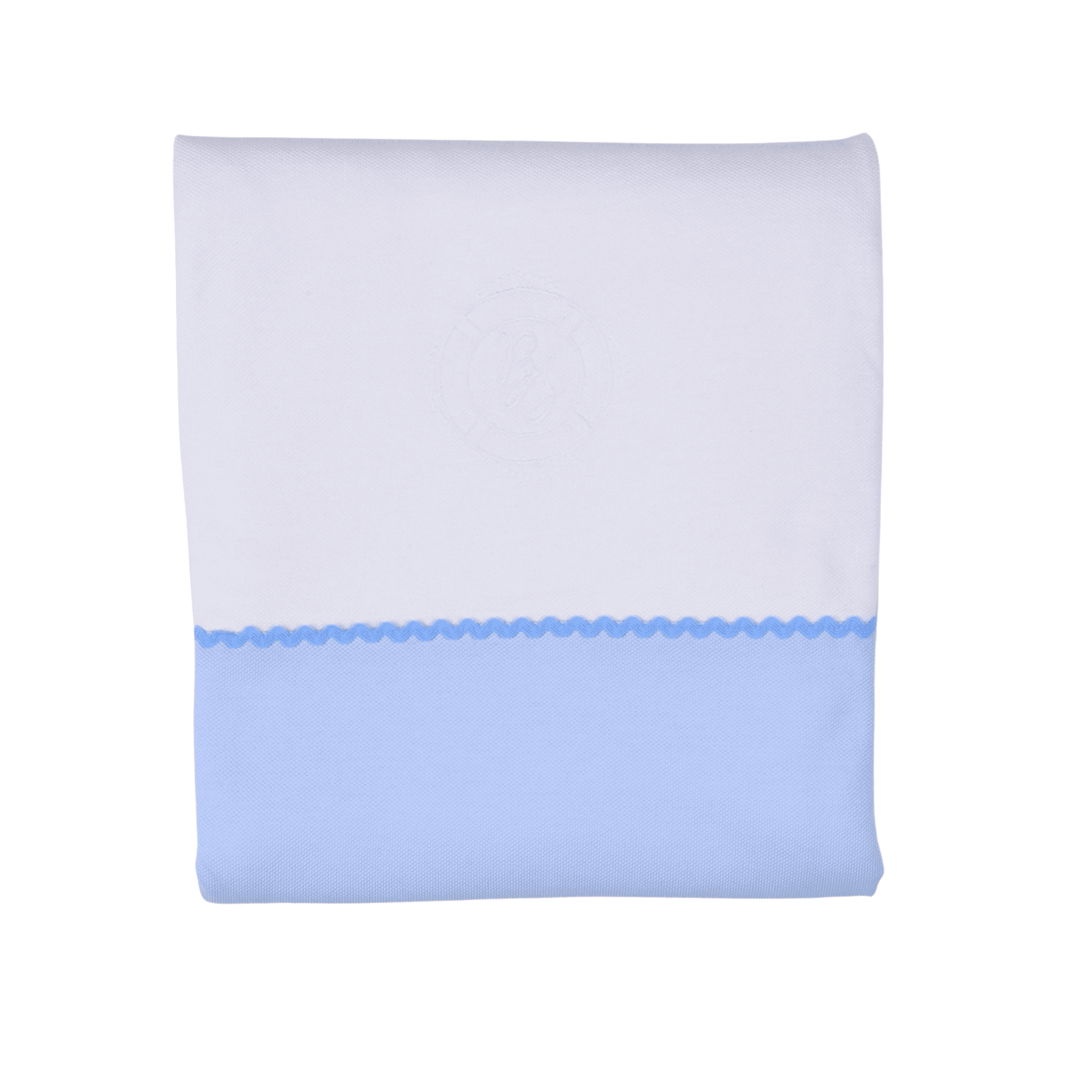 Petit Marin | Boys White & Blue Cotton Blanket