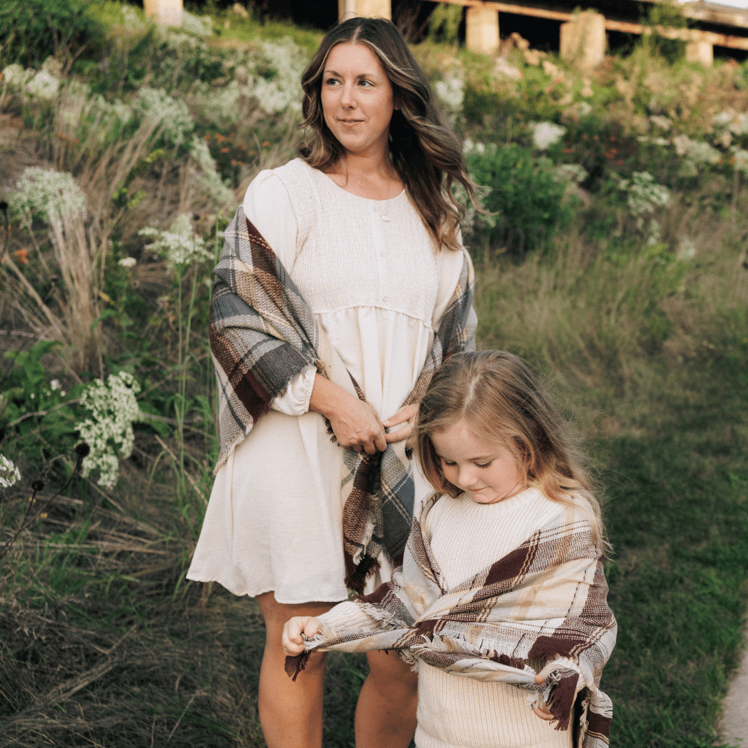 Matching Mom & Daughter Scarves (set Of 2)
