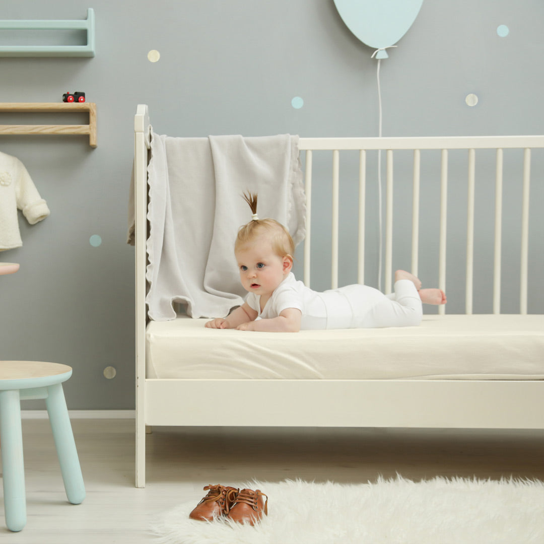 Organic Cotton Muslin Baby Bundle Set And Crib Sheet