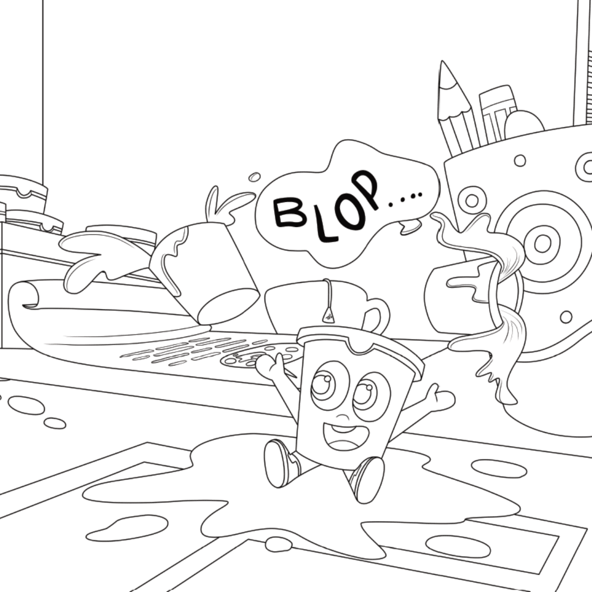 Blobby’s Magical Coloring Book