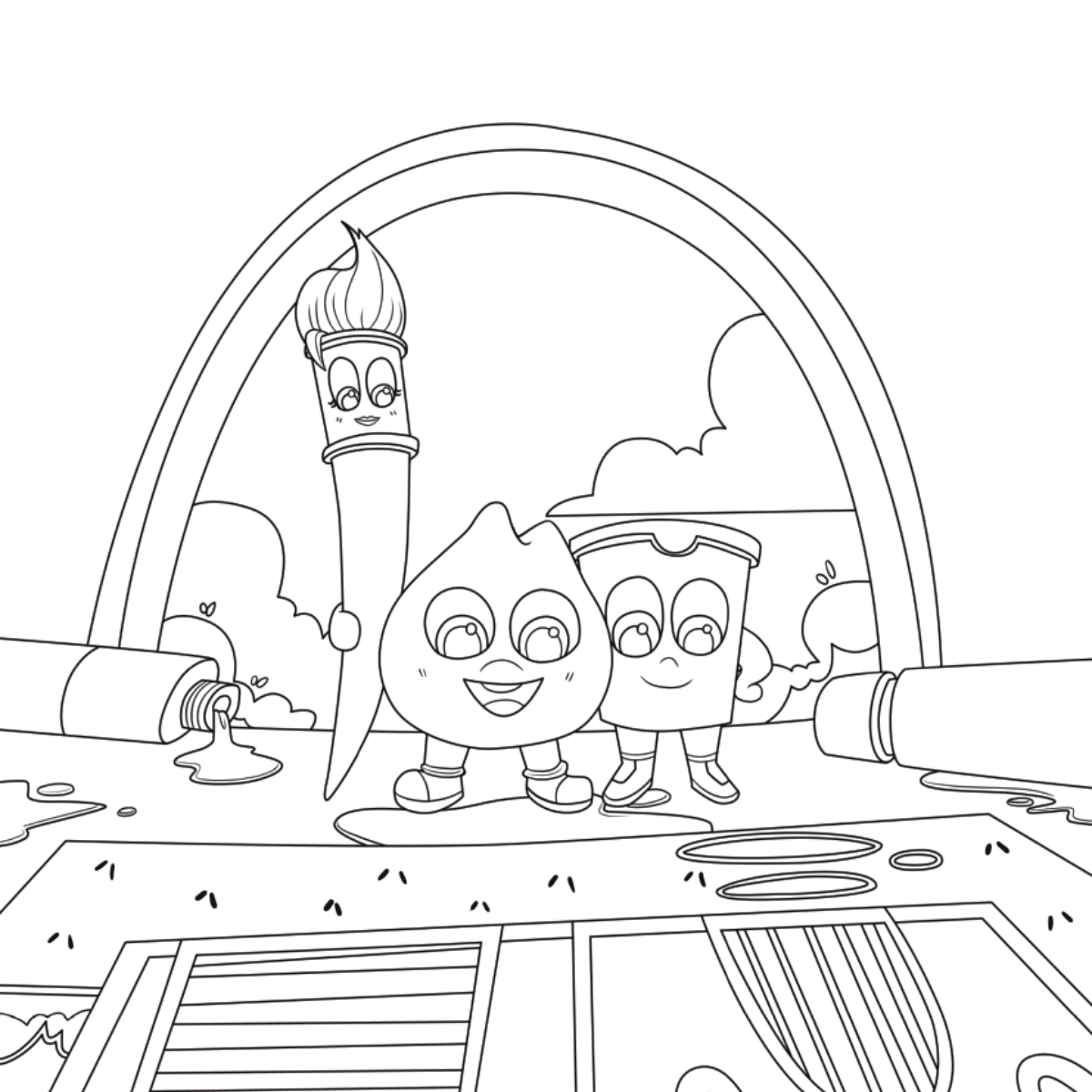 Blobby’s Magical Coloring Book