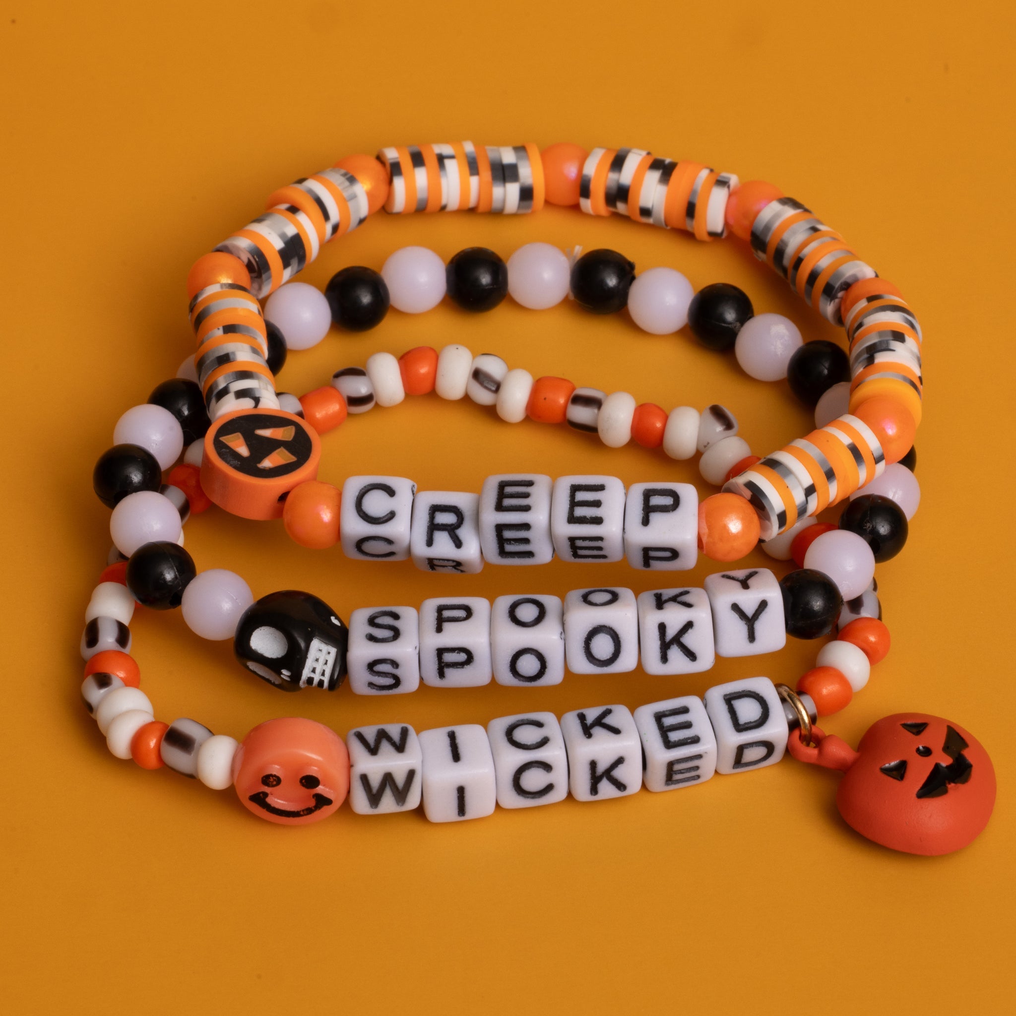 Halloween Letter Diy Bead Box