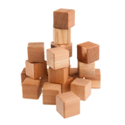 Classic Wooden Blocks For Toddlers, 20- Pieces