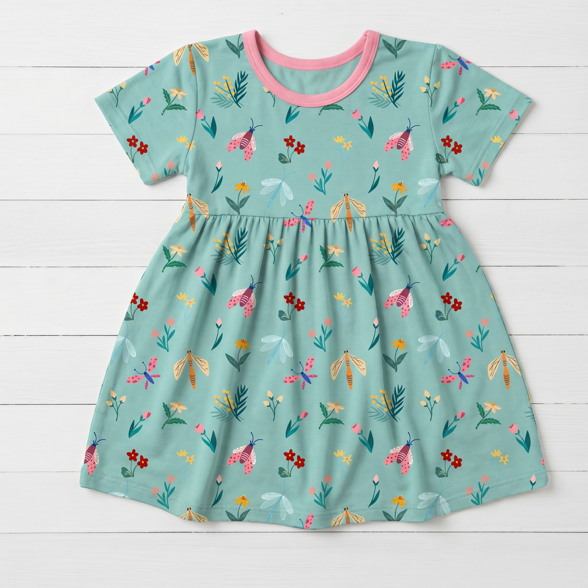 Bloom Bugs S/s Dress