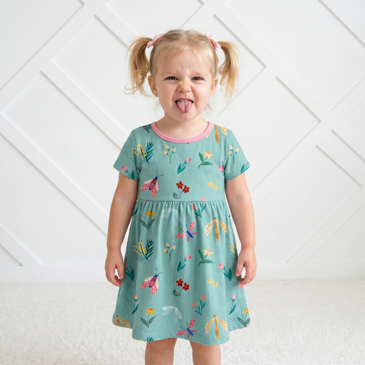 Bloom Bugs S/s Dress