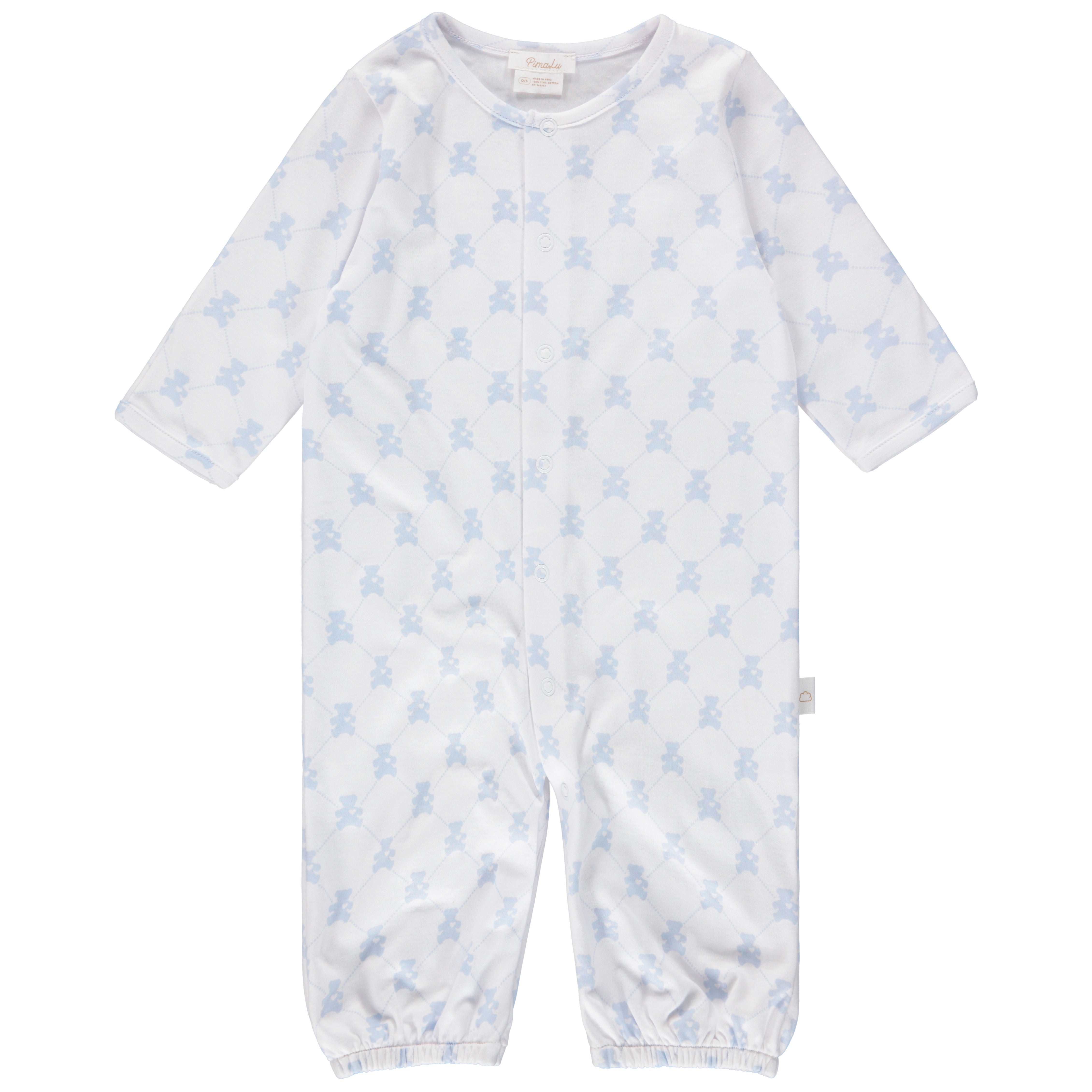 Converter Gown - Teddy Bear Blue