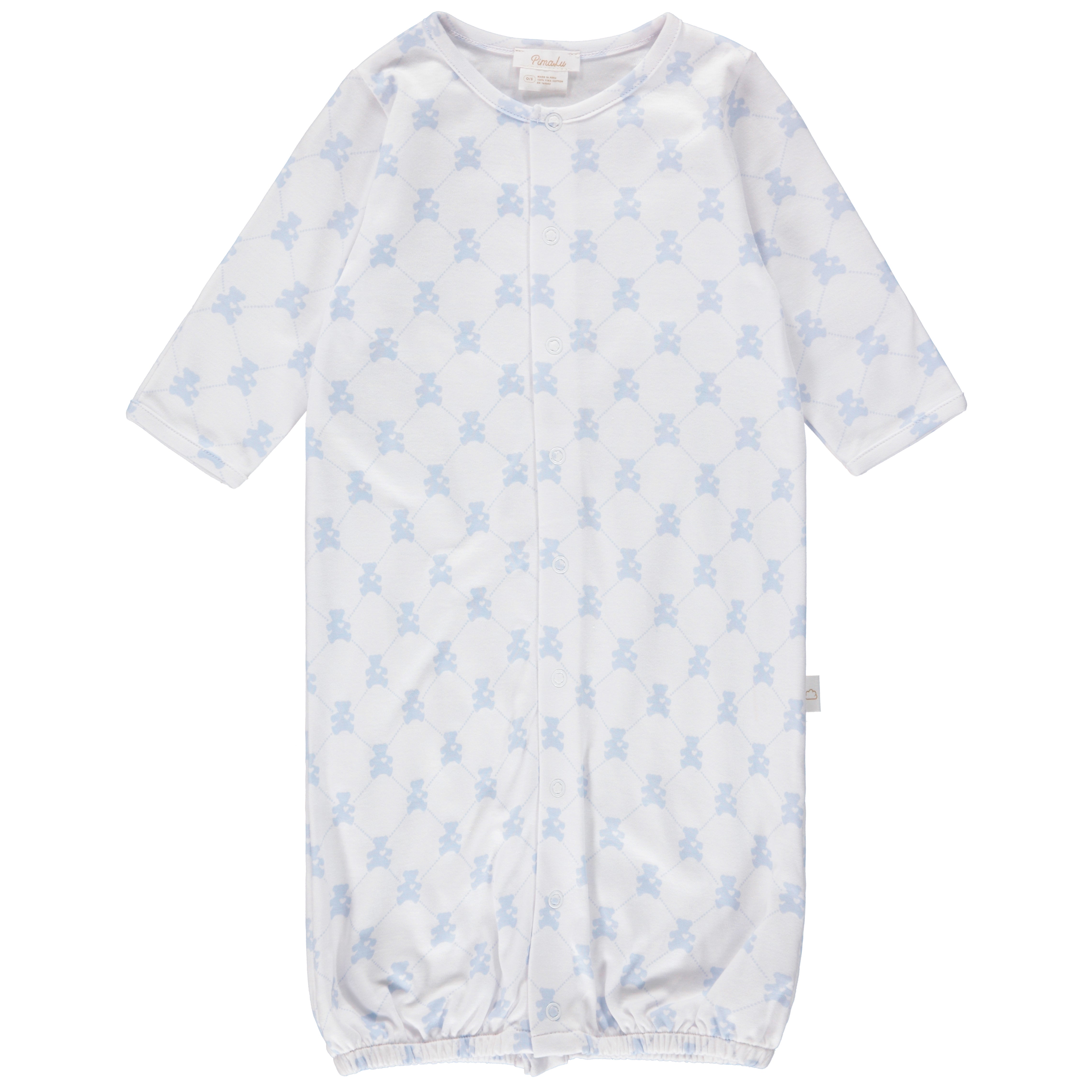 Converter Gown - Teddy Bear Blue