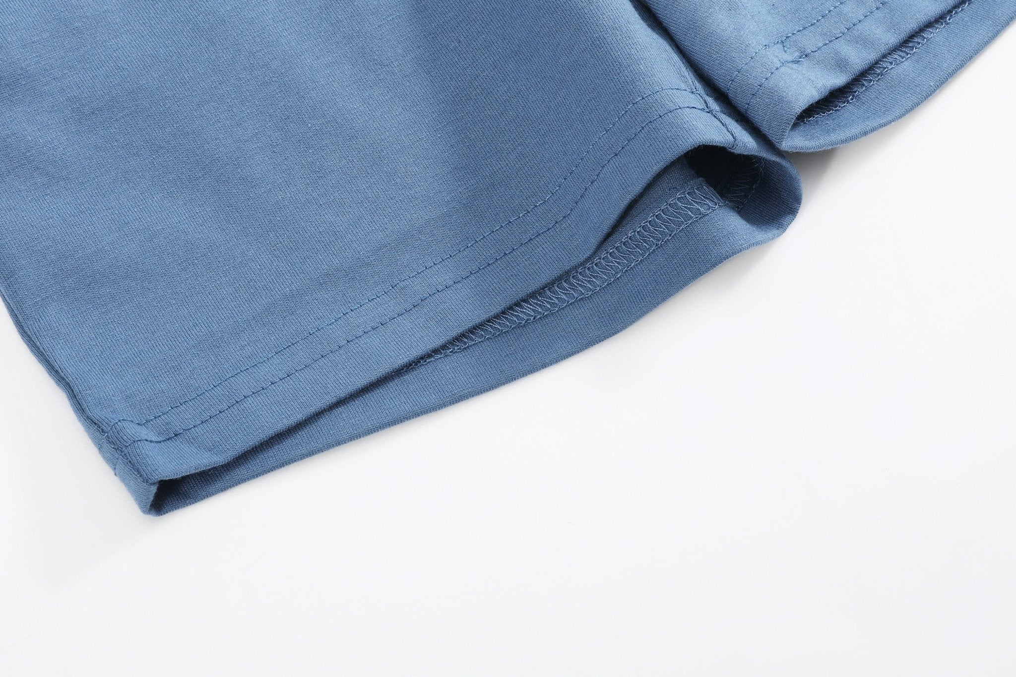 Blue Abc School Shirt And Shorts Set