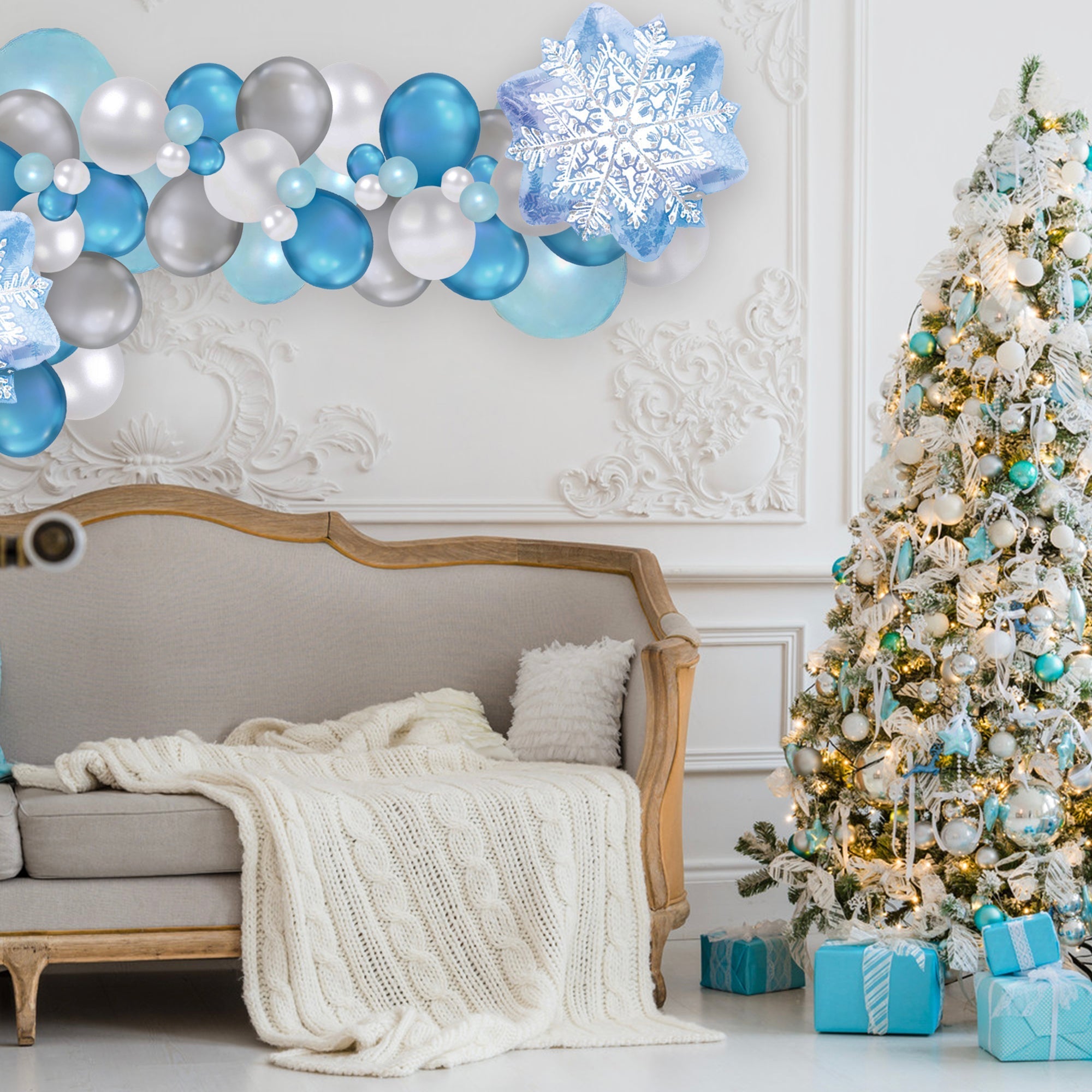Winter Wonderland Balloon Garland Kit