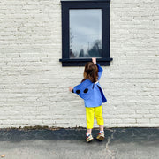Spotted Blue Butterfly Wings Costume